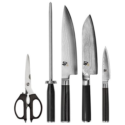 Shun 6-piece Knife Set Block